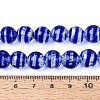 Handmade Foil Glass Beads Strands FOIL-N033-05B-4