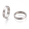 Tarnish Resistant 201 Stainless Steel Bead Frames STAS-O130-06P-2