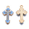 Alloy Enamel Pendants ENAM-S121-059D-2