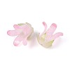 Heat Shrink Acrylic Bead Caps OACR-N155-04B-2