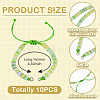 Handmade Polymer Clay Heishi Bead Bracelet Making AJEW-TAC00081-3