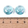 Transparent Acrylic European Beads OACR-E033-20B-3