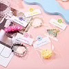 100Pcs Rectangle Clear Polypropylene Cellophane Bags CDIS-TA0001-37A-9