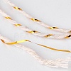Cotton String Threads for Jewelry Making X-OCOR-WH0032-02A-3