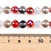 Electroplate Glass Bead Strands GLAA-Z006-01J-2