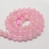 Natural Rose Quartz Beads Strands G-P281-02-8mm-2
