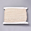 Cotton Lace Ribbon Edge Trimmings OCOR-WH0032-68-2