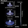 100Pcs Transparent PVC Suckers PVC-GO0001-01-2