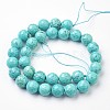 Synthetic Turquoise Bead Strands G-G945-05-12mm-2