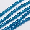 Natural & Dyed Malaysia Jade Bead Strands G-A146-6mm-A23-1