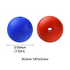 30Pcs 3 Colors Silicone Beads Round Rubber Bead 15MM Loose Spacer Beads for DIY Supplies Jewelry Keychain Making SIL-FS0001-01B-4