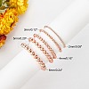 300Pcs 5 Sizes Brass Beads KK-PH0001-73RG-WH-3