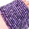Natural Amethyst Beads Strands X-G-C127-B02-01-1