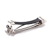 Hair Accessories Carbon Steel Hair Barrettes Finding X-PHAR-C009-01P-02-3