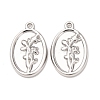 304 Stainless Steel Pendants STAS-I358-12P-08-1