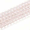 Baking Paint Transparent Glass Beads Strands DGLA-N006-6mm-02-1