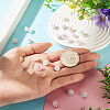 30Pcs 5 Colors Two-tone Resin Charms RESI-TA0005-71-6