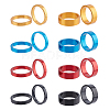 SUPERFINDINGS 32Pcs Aluminum Alloy Bicycle Headset Spacer FIND-FH0002-03-1