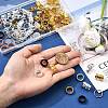 130Pcs 26 Styles Alloy/Aluminum/Iron Hair Coil Cuffs OHAR-CJ0001-04-4