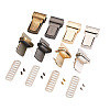 Givenny-EU 8 Sets 4 Colors Zinc Alloy Bag Twist Lock Clasps FIND-GN0001-12-2