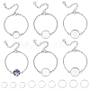 12Pcs 3 Styles 304 Stainless Steel Cable Chain Bracelet Making STAS-SP0002-11-1