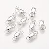 Brass Lobster Claw Clasps KK-KK802-S-NR-1