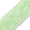 Baking Electroplate Glass Beads Strands DGLA-A039-J8mm-B10-1