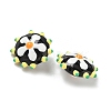 Baking Paint Glass Enamel Beads LAMP-S080-03F-3