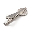 Brass Tie Bar Clips Tie Pins with Blank Cabochon Settings KK-A159-01P-2