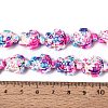 Synthetic Turquoise Dyed Beads Strands G-P507-05C-4