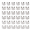 Kissitty 36Pcs 6 Style 304 Stainless Steel Cuff Earring Findings STAS-KS0001-18-2