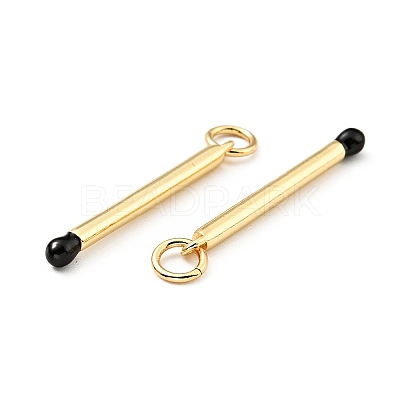 Brass Enamel Pendants KK-G416-36G-02-1