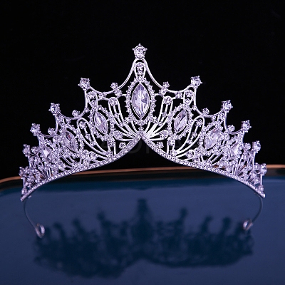 Alloy Rhinestone Hair Bands PW-WG34A4C-01-1