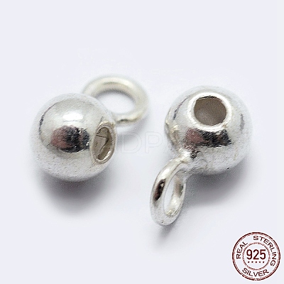 925 Sterling Silver Tube Bails STER-K167-047B-S-1