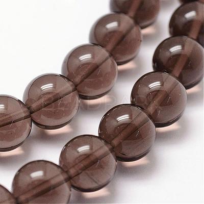 Natural Obsidian Beads Strands G-D838-6mm-01-1