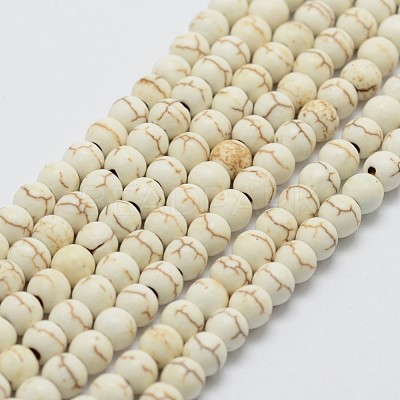 Synthetic Magnesite Bead Strands X-G-P228-43-4mm-1