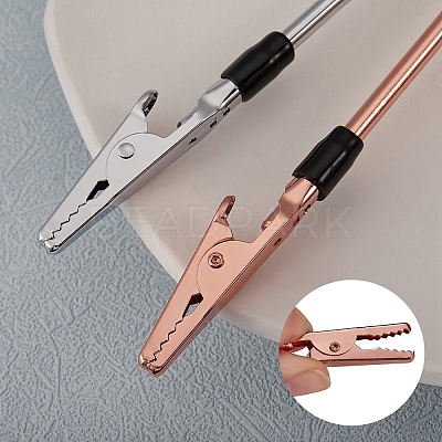 2Pcs 2 Colors Jewelry Helper Tool Bracelet Clamp AJEW-SZ0001-90-1