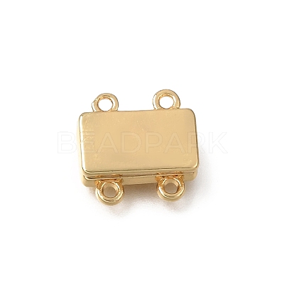 2-Strands Brass Magnetic Clasps KK-CBA9C94-01A-G-1