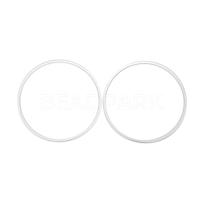 Brass Linking Rings KK-Y003-03K-S-1