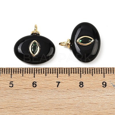 Natural Black Onyx(Dyed & Heated) Pendants KK-B157-42H-10-1