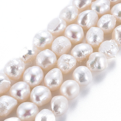 Natural Keshi Pearl Beads Strands PEAR-S020-C02-1