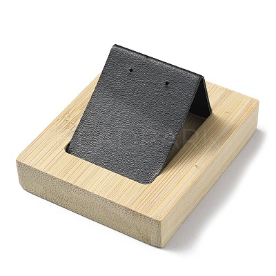 Rectangle Wood Earring Display Stands EDIS-R027-03B-1