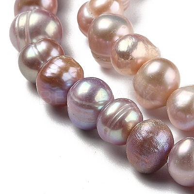 Natural Cultured Freshwater Pearl Beads Strands PEAR-L033-05B-01-1