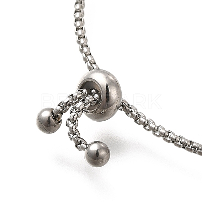 Non-Tarnish 304 Stainless Steel Box Chain Slider Bracelets BJEW-M233-05P-1