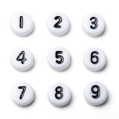 Opaque Acrylic Beads PB9111-1