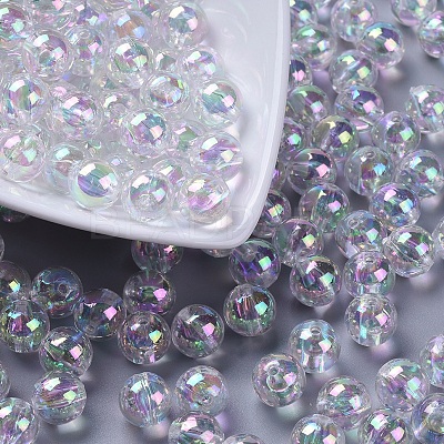 Eco-Friendly Transparent Acrylic Beads LS-X-PL735-2-1