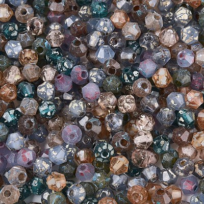 Picasso Baking Paint Glass Seed Beads SEED-N007-37M-1