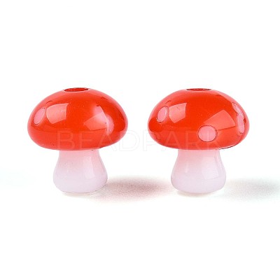 Opaque Acrylic Beads OACR-N152-04A-1