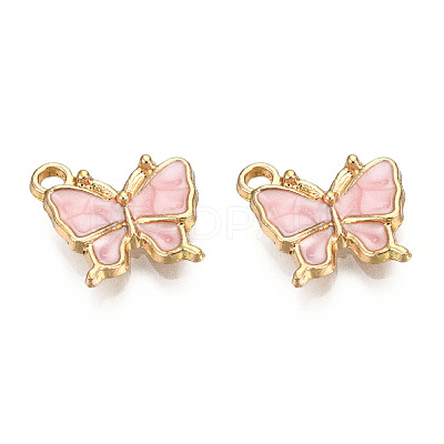 Light Gold Plated Alloy Charms ENAM-T009-03E-1