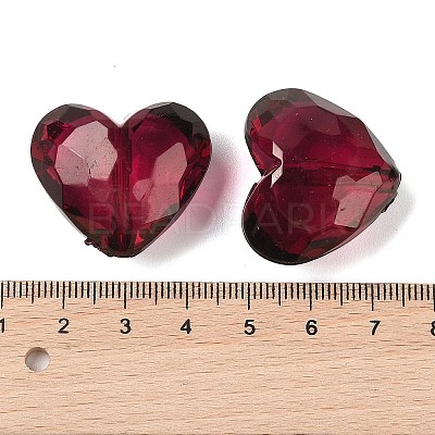 Transparent Acrylic Beads PL318Y-8-1